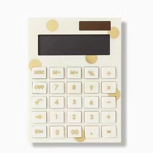 Kate Spade Gold Dot Calculator new